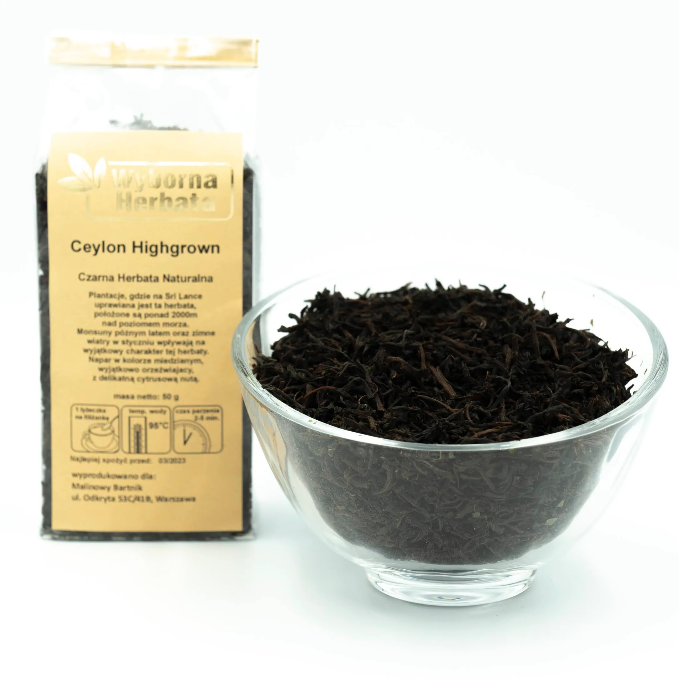 Herbata czarna ceylon 50g