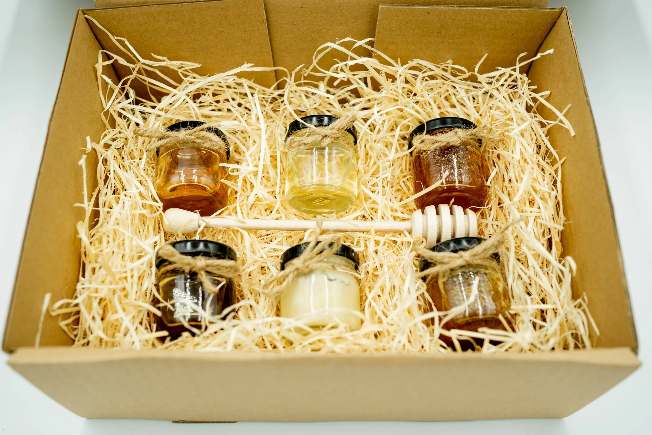 ZESTAW Prezentowy - 6x pysznych miodów 50g