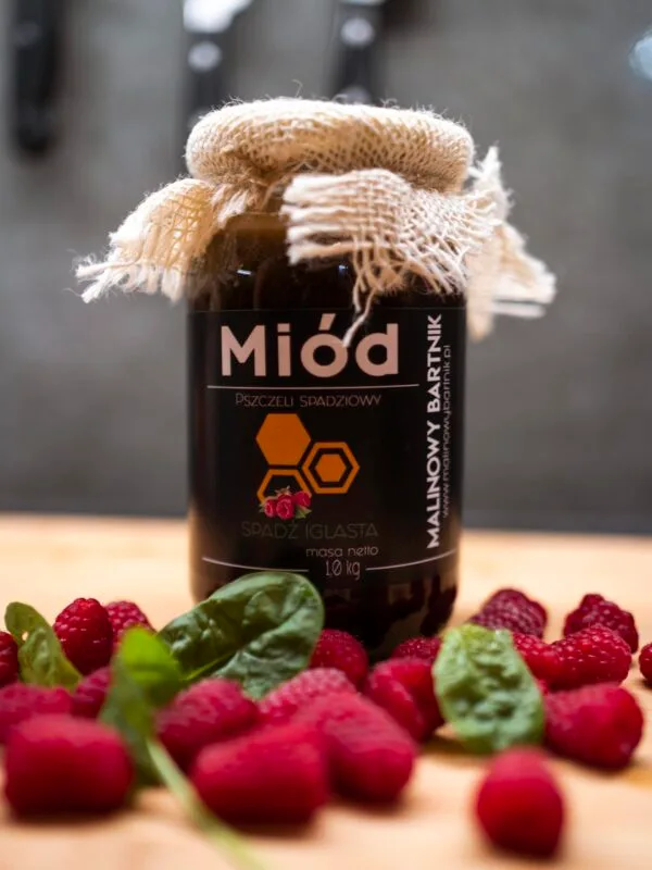 Miód Spadziowy - Spadź Iglasta 1 kg, 1000 g - Bieszczady 2025