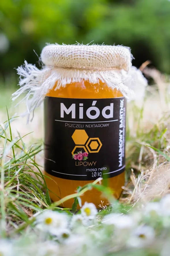 Miód Lipowy - 1KG 1000G - Zbiór Lipiec 2025 - obrazek 3