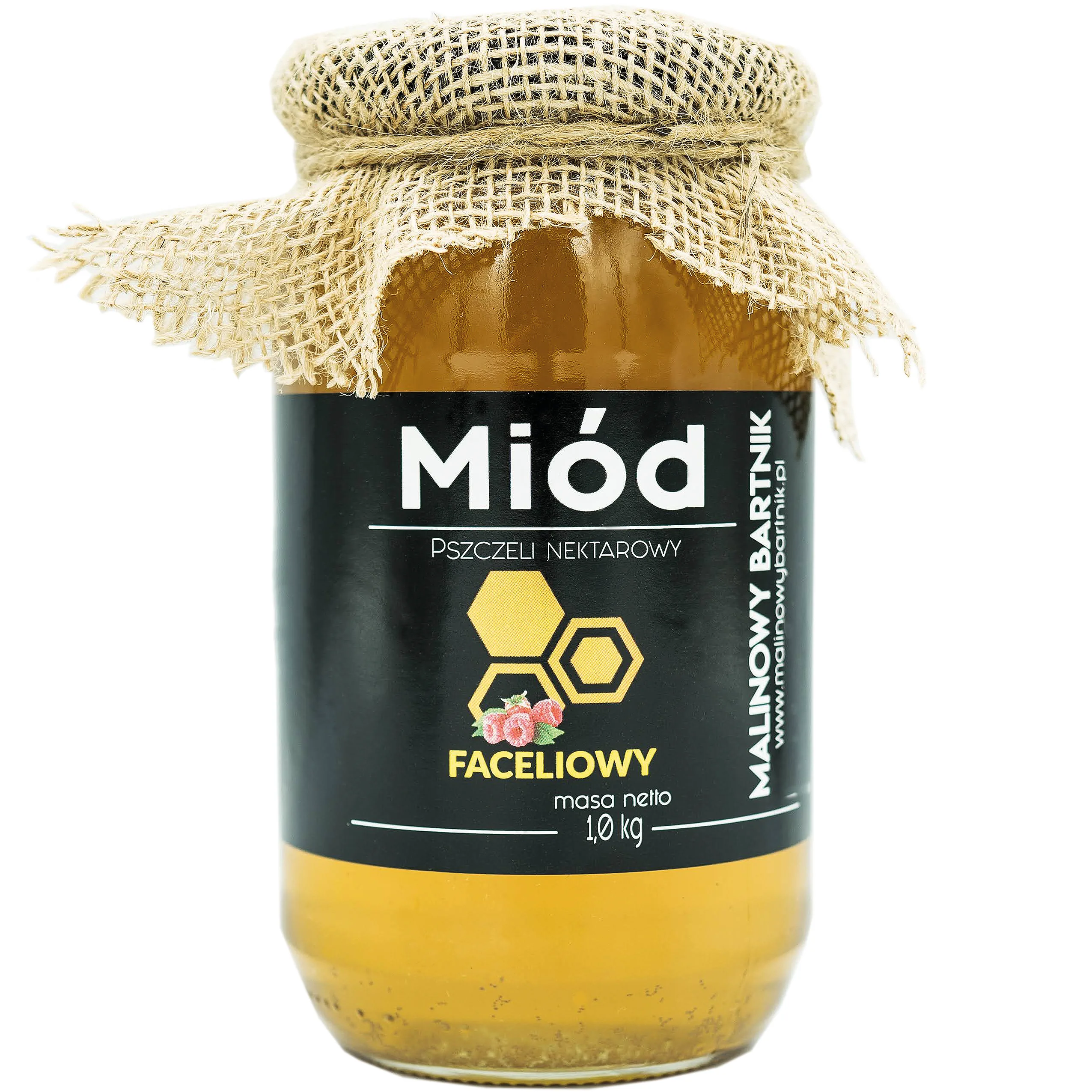 Miód Faceliowy 1 kg, 1000 g - Świeży zbiór Czerwiec 2025 tegoroczny