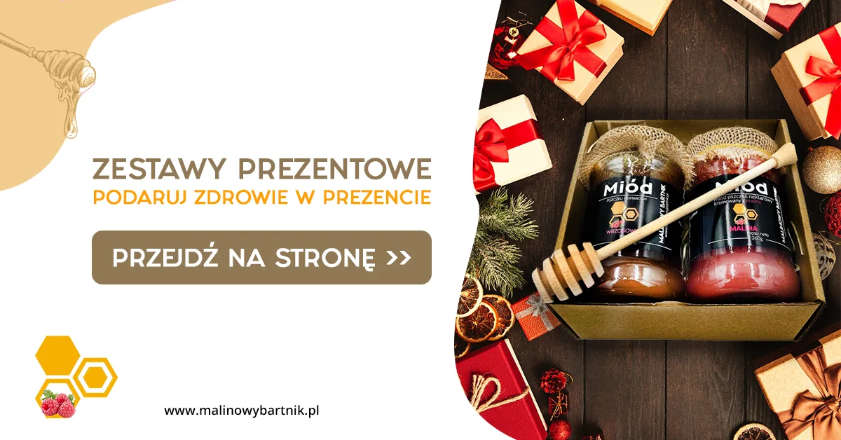 ZESTAW Prezentowy Miód Wrzosowy z Herbatą Witaminką - Oferta limitowana - obrazek 3