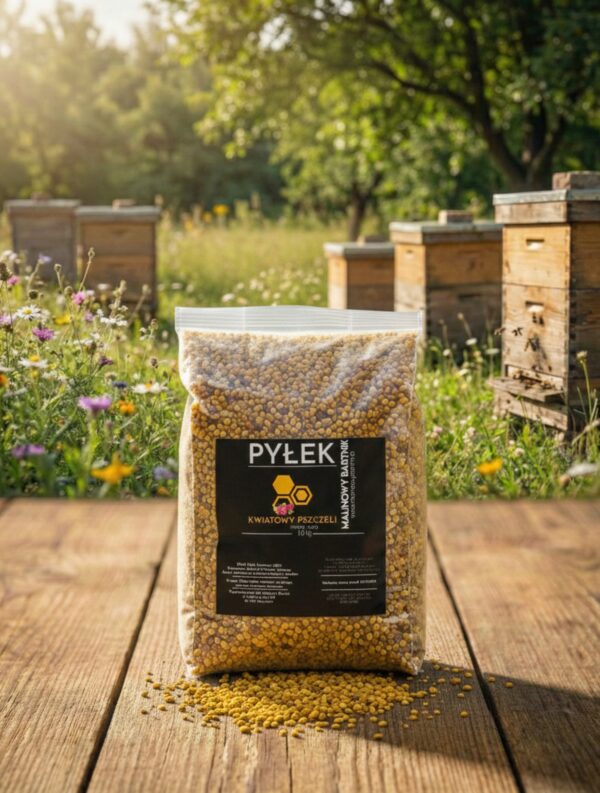 Pyłek kwiatowy 1000g zbiór Lipiec - Sierpień 2025