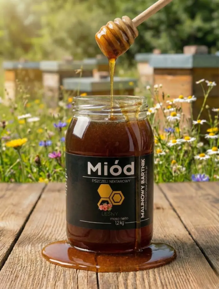 Miód Leśny 1.2KG 1200G - 2026r