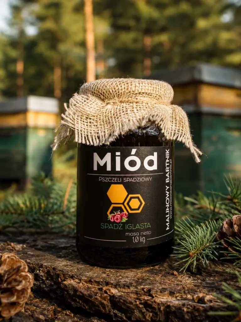 Miód Spadziowy - Spadź Iglasta 1 kg, 1000g z 2026