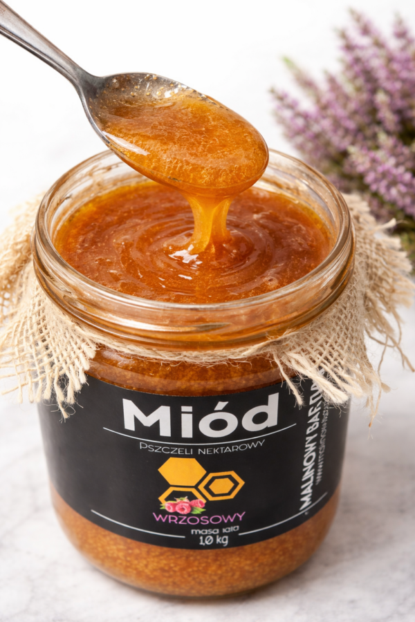 Miód Wrzosowy - 1KG Wyjątkowy smak i właściwości zdrowotne