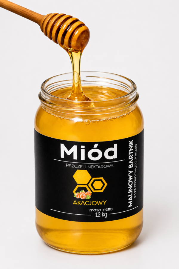 Miód Akacjowy tegoroczny 2026 - 1.2KG
