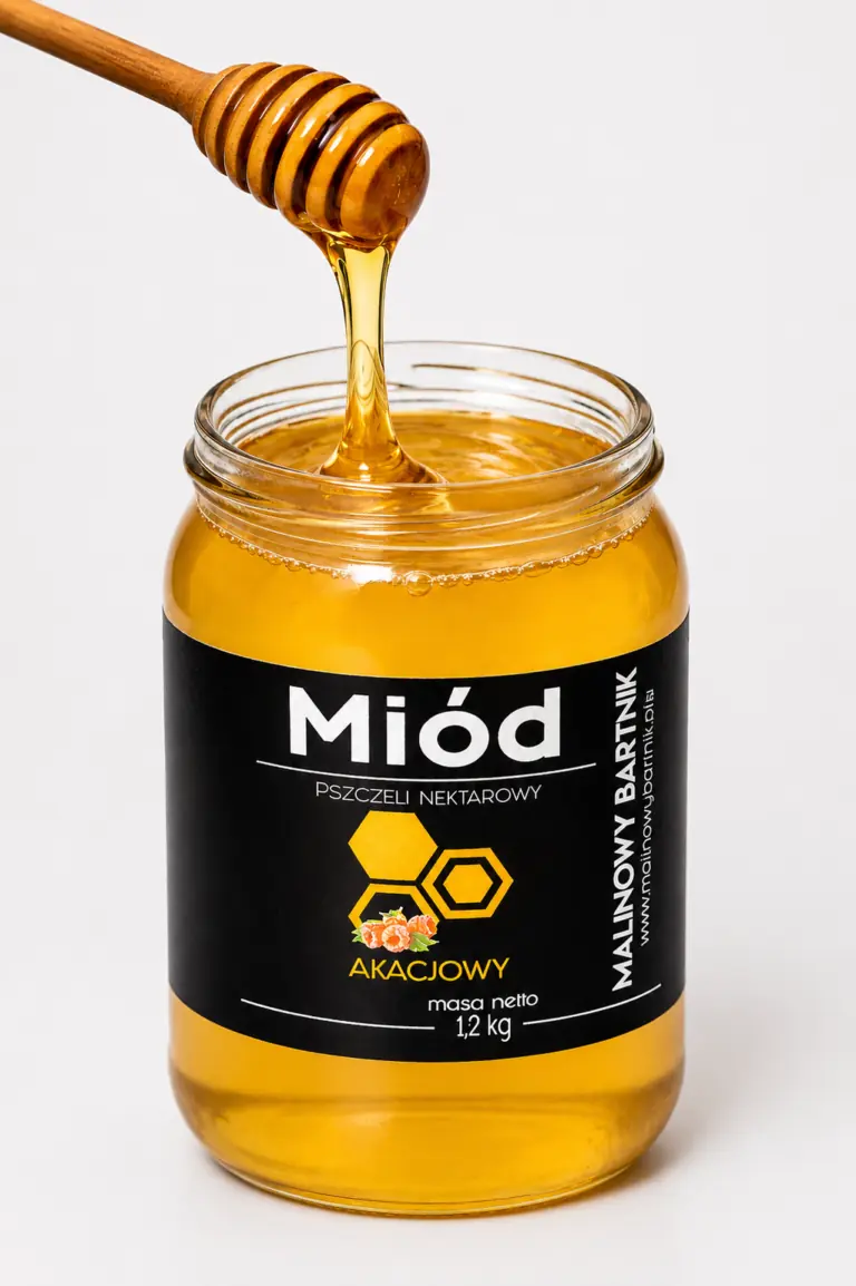 Miód Akacjowy tegoroczny 2026 - 1.2KG
