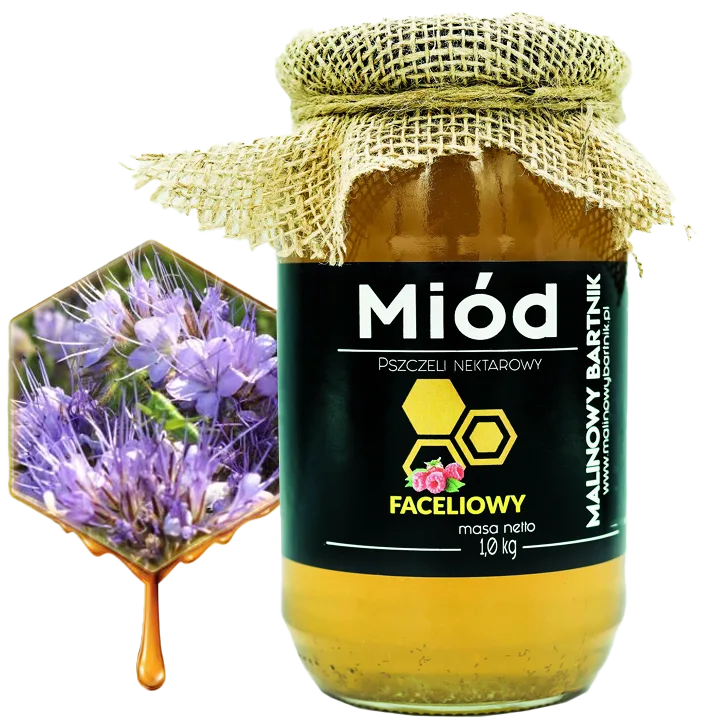 Miód Faceliowy 1 kg, 1000 g - Świeży zbiór Czerwiec 2025 tegoroczny - obrazek 5