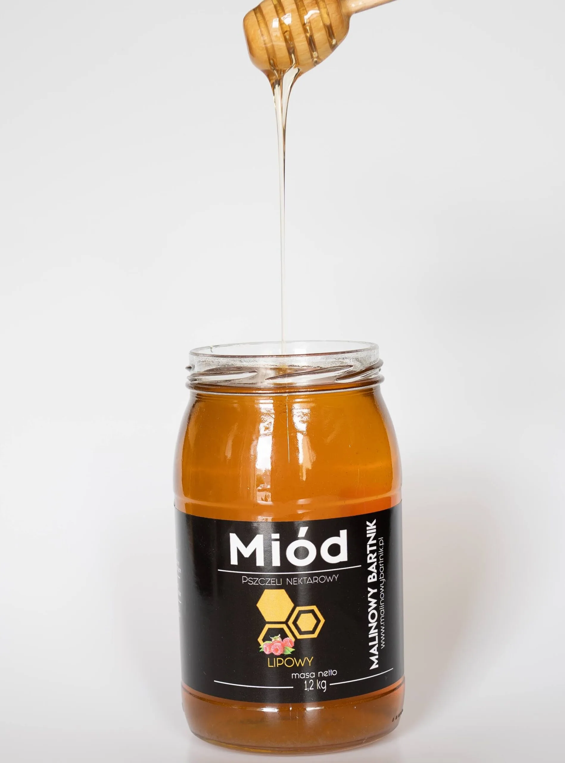 Miód Lipowy - 1.2KG 1200G - Zbiór Sierpień 2025 - obrazek 2