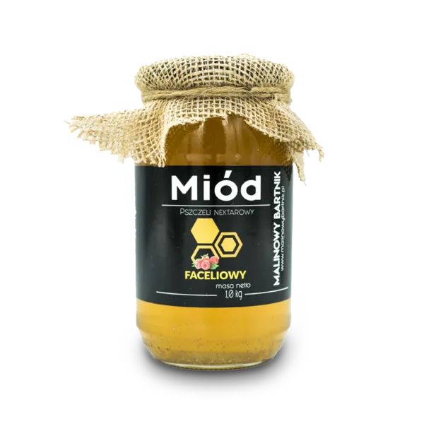 Miód Faceliowy 1 kg, 1000 g - Świeży zbiór Czerwiec 2025 tegoroczny