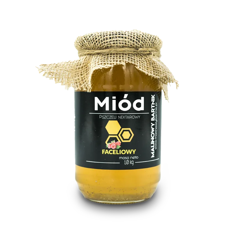 Miód Faceliowy 1 kg, 1000 g - Świeży zbiór Czerwiec 2025 tegoroczny - obrazek 2
